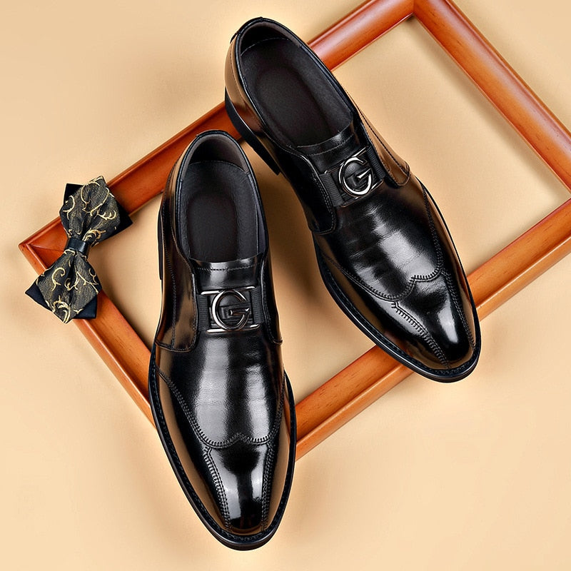 Giovanni™ | Lederschuhe im Boss-Stil