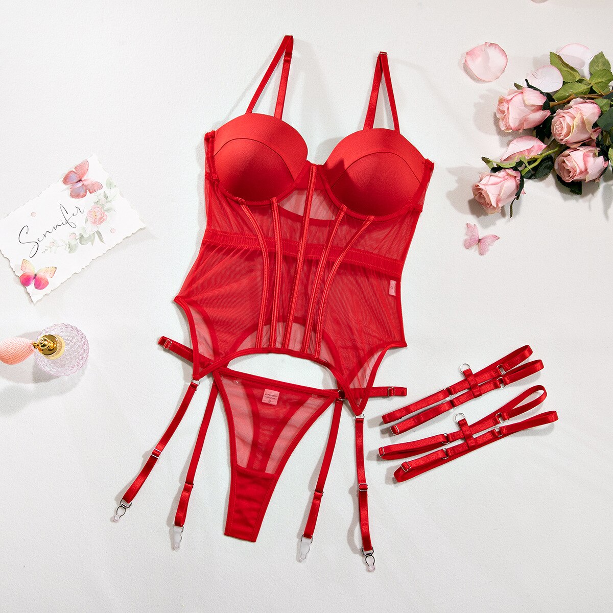 Amber | Französisches Lingerie Set