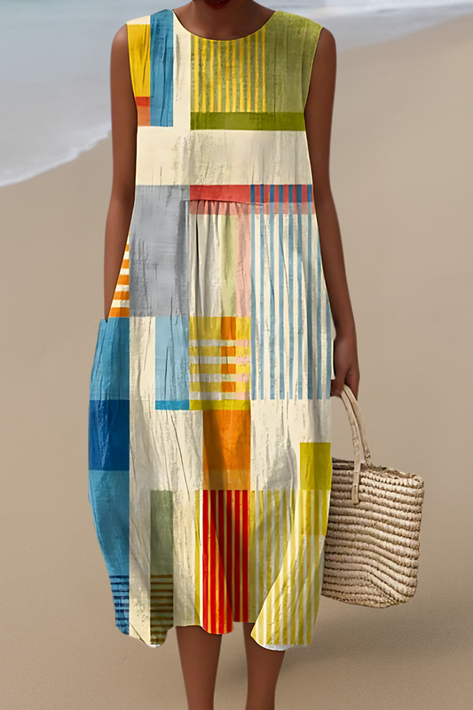 Sofie| Ärmelloses Kleid – Einfache Eleganz für sonnige Tage