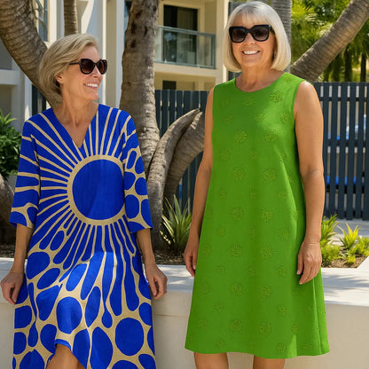 Sofie| Kunst inspirierter Kleid – Natürliche Schönheit, die Aufmerksamkeit erregt