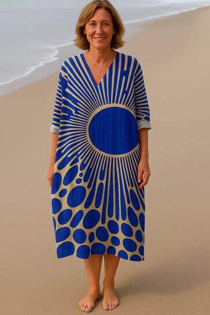 Sofie| Kunst inspirierter Kleid – Natürliche Schönheit, die Aufmerksamkeit erregt