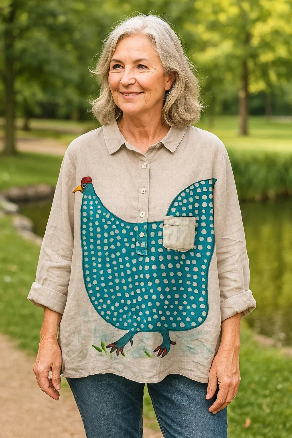 Sofie® | Stilvolles Hemd mit Druck