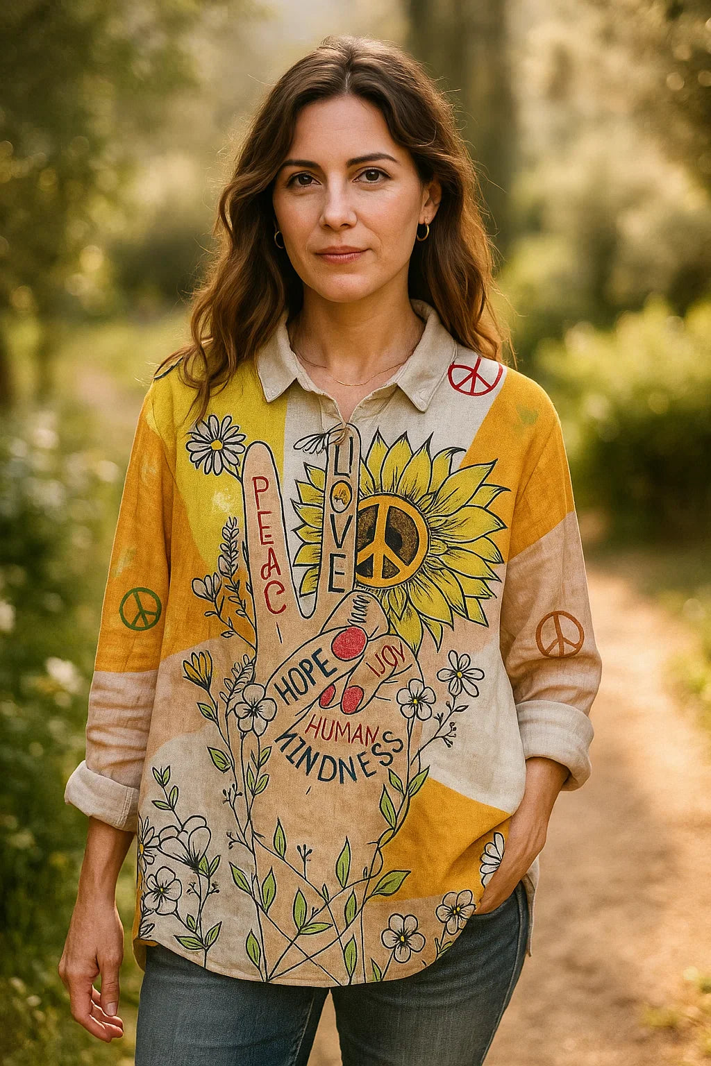 Sofie® | Entspanntes Hemd mit Print