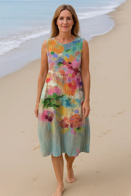 Sofie| Ärmelloses Midikleid – Fühle dich schön, fühle dich frei