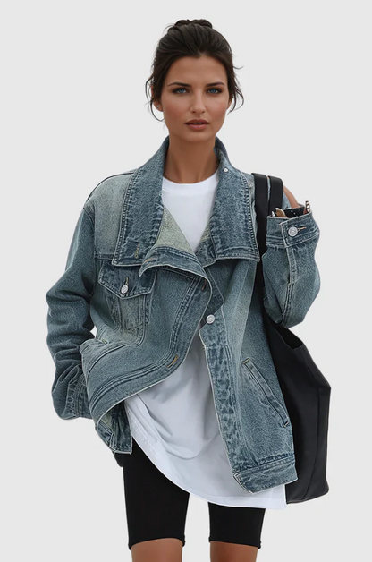 BELLA™ | Artistic Denim Jacket für Frauen