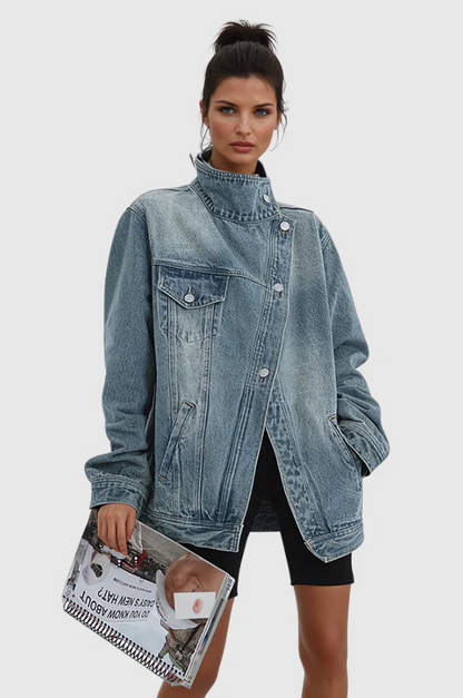 BELLA™ | Artistic Denim Jacket für Frauen