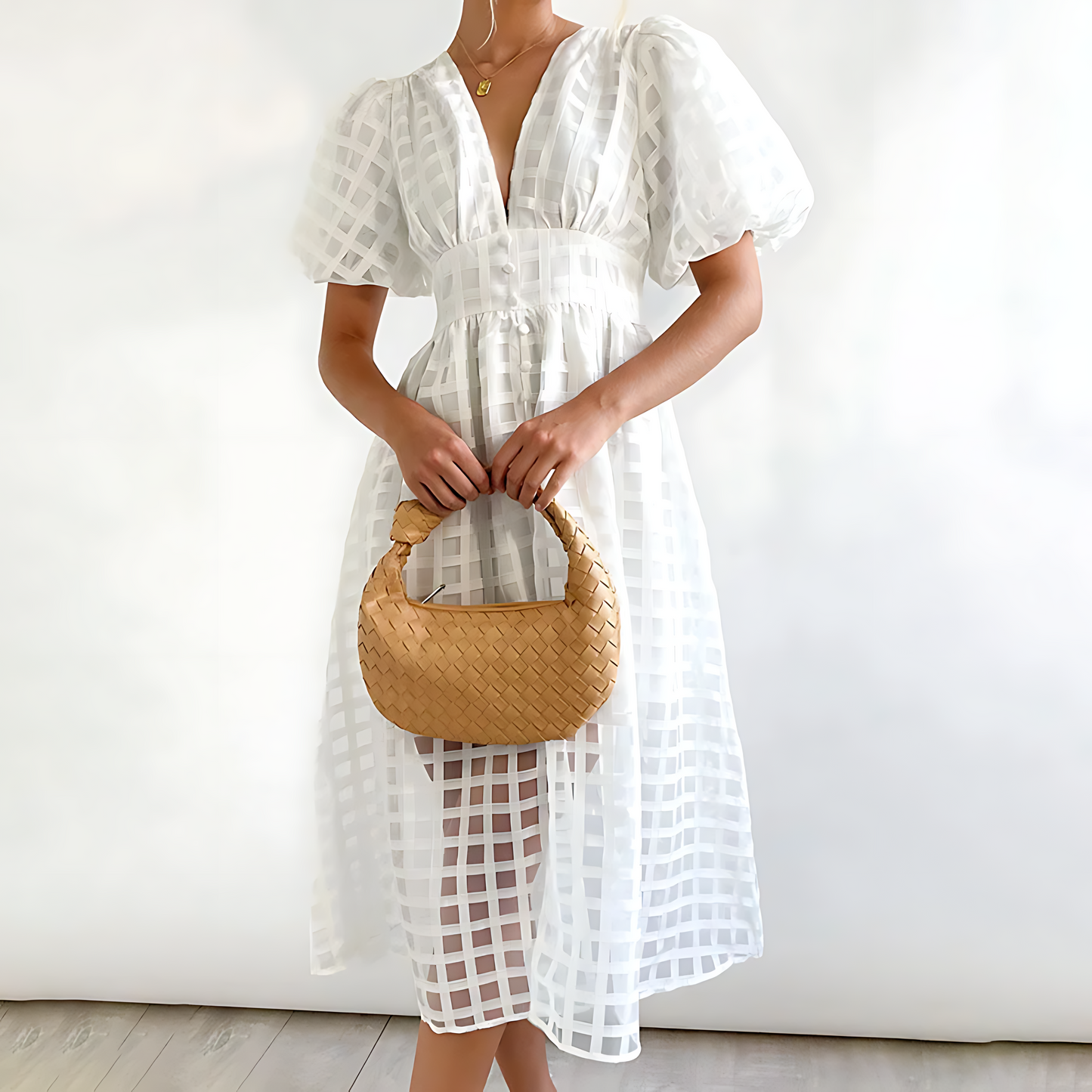 Julia - Elegant Summer Midi Dress