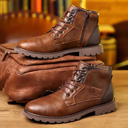 Jethro™ | Premium Leder Schnürstiefel