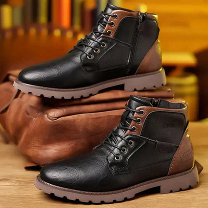 Jethro™ | Premium Leder Schnürstiefel