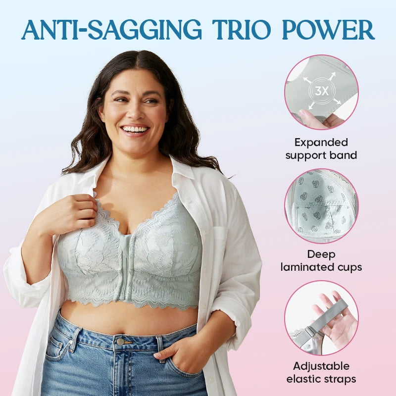 ✨💞Ultrabequamer BH mit Reißverschluss vorne und ohne Bügel